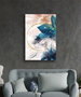 Wallity Pintura de Vidrio Templado Decorativa Multicolor 46 x 72 cm